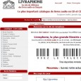 Livraphone est spécialisé en livres audio, tout à la fois producteur et détaillant. Les catalogues contiennent plus de 2000 titres. Les livres sont enregistrés par des comédiens professionnels.<br /><br />
Téléchargez les 32 catalogues en format pdf sur le site.