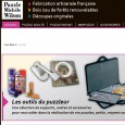 Michèle Wilson propose des puzzles en bois, rien à voir avec les puzzles en carton!