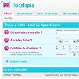 Où voulez-vous aller? A quelles dates? Combien de chambres? Voilà les trois questions auxquelles vous devrez simplement répondre pour que le moteur de recherche d'Hoteltopia vous trouve un hôtel à votre goût à un prix vraiment satisfaisant. 