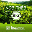 CATALOGUE TEATOWER, les meilleurs thés du Monde Catalogue Tea Tower : Thé blanc, jaune, vert, wulong, noir, et bien d'autres encore. La sélection qui figure sur le catalogue en ligne de Teatower fait vraiment rêver. Retrouvez une variété extraordinaire de goûts, d'odeurs, de saveurs, d'effet, sur le site d'un des spécialistes en la matière.