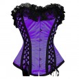 CORSET UK, lingerie victorienne Corsets colorés, bleus, roses, rouges, faits de satin, avec rubans ou sans, et tout est en stock. Comme le site l'explique, Corset-Uk achète en gros pour que ce soit moins cher pour le client, et livré plus rapidement.